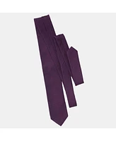 Plum - Silk Grenadine Tie for Men