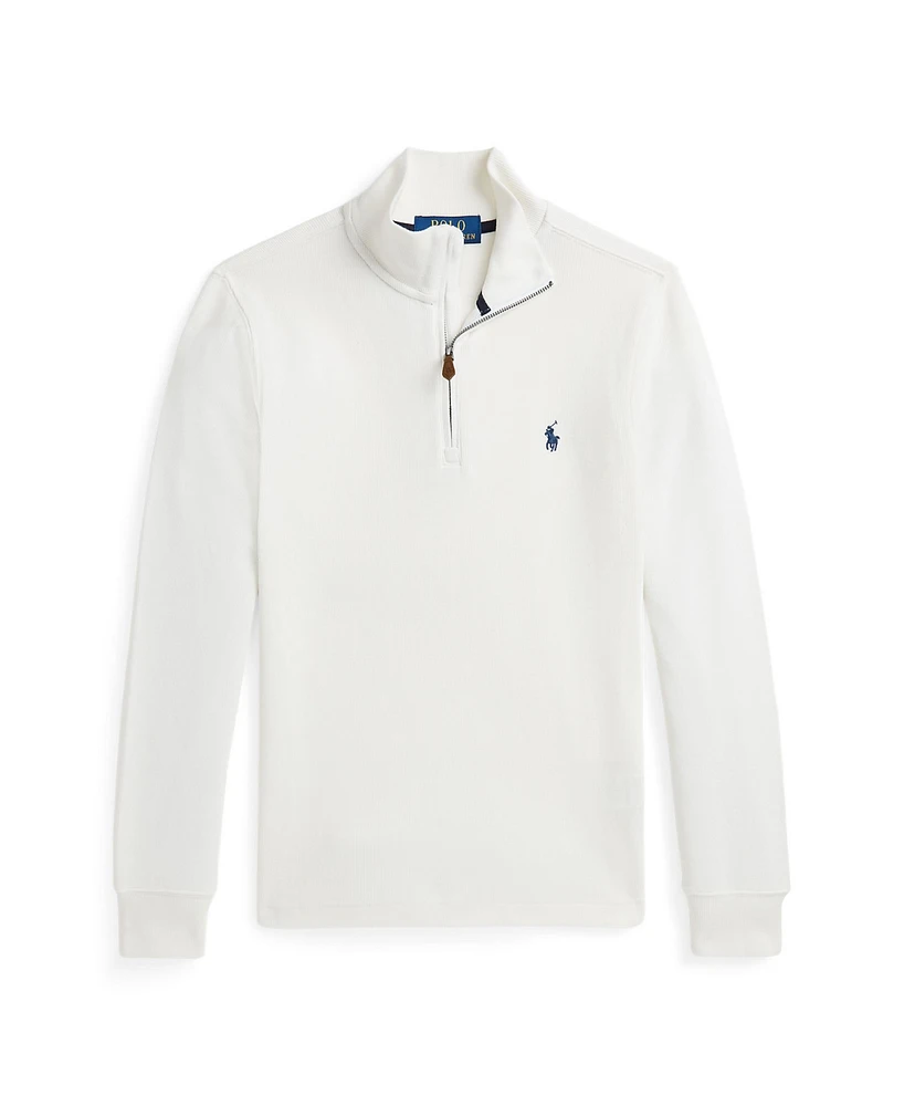 Polo Ralph Lauren Big Boys Estate-Rib Quarter-Zip Pullover Sweater