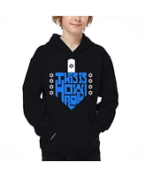 La Pop Art Boys This is How I Roll Word Hooded Sweatshirt