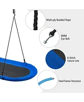 Sugift Kids 60 Inch Saucer Surf Outdoor Adjustable Swing