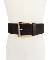 Michael Kors Women's Wide Calf Hair Leather Belt