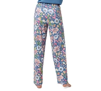 Hue Women's Romantic Floral Long Pajama Pants