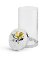 Michael Aram Pomegranate Silver and Gold Large Canister, 5.31" x 5.31"