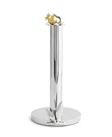 Michael Aram Pomegranate Silver and Gold Paper Towel Holder, 6.3" x 6.3"