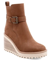 Mia Women's Cleste Lug Sole Wedge Booties