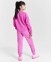 Champion Big Girls Logo Classic Stretch Joggers