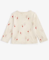 First Impressions Baby Girls Ruffled Fairy-Print Long-Sleeve T-Shirt, Created for Macy's