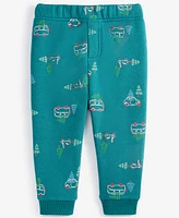 First Impressions Baby Boys Tree Transport Printed Fleece Pants, Created for Macy's