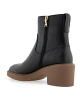 Aerosoles Women's Garie Midcalf Block Heel Booties