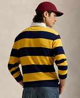 Polo Ralph Lauren Men's Striped Fleece Rugby Sweatshirt