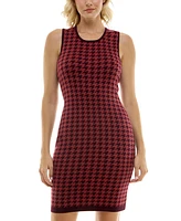 Taylor Petite Houndstooth Cropped Jacket & Bodycon Dress