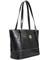 Giani Bernini Croc Medium Tote, Created for Macy's