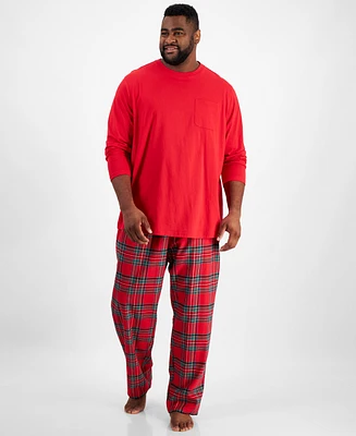 Family Pajamas Men's Big & Tall Brinkley Mix It Pajama Set, Created for Macy's