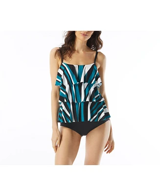 Beach House Women's Jane Ruffle Tiered Tankini Top