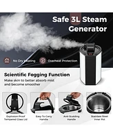 Sugift Full-Body Personal Sauna Tent with 1000W 3L Steam Generator-Coffee