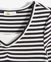 Epic Threads Little & Big Girls Long-Sleeve Chill Striped Dress, Created for Macy's