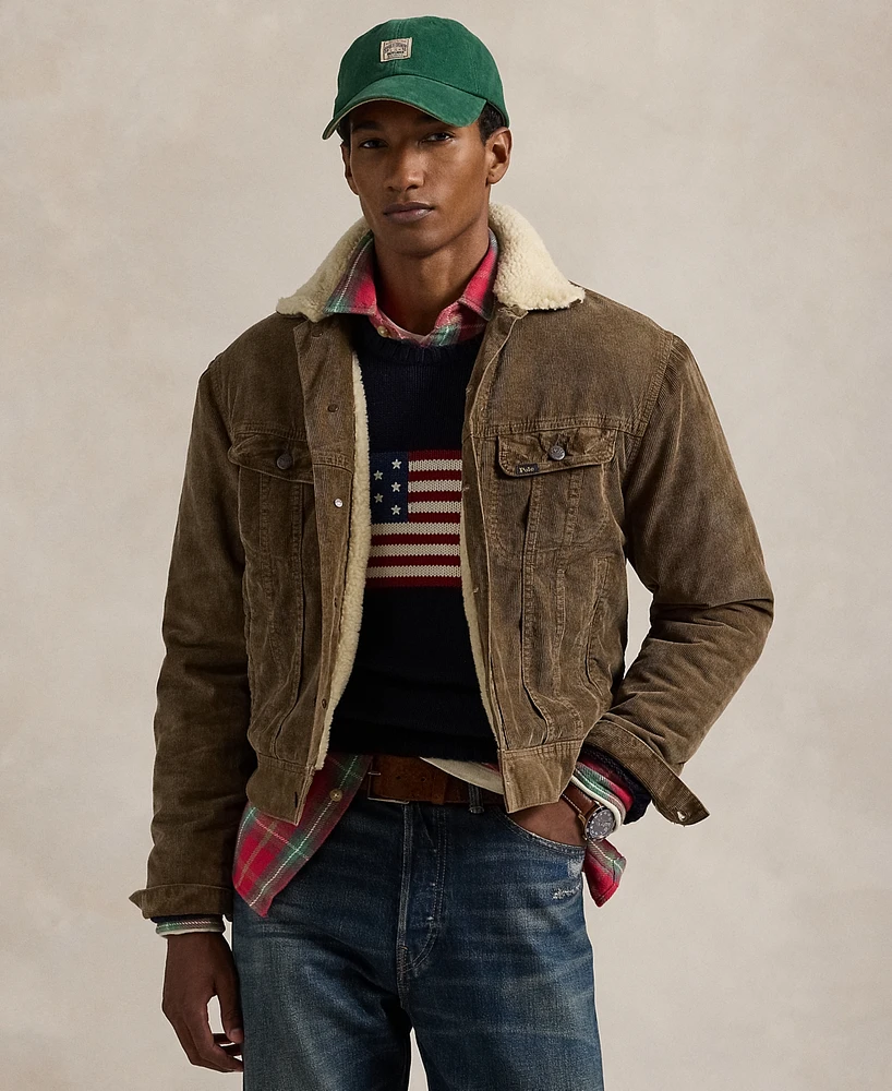 Polo Ralph Lauren Men's Fleece-Lined Corduroy Trucker Jacket