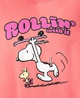 Epic Threads Little & Big Girls Rollin' With It Snoopy Woodstock Graphic Long-Sleeve T-Shirt, Exclusively at Macy's