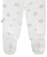 Huggies Baby Girls Printed Top, Pants and Hat 3-Piece Set