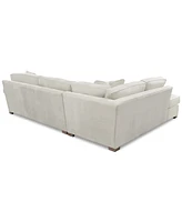 Marlyann 2-Pc. Fabric Roll Arm Sectional Sofa, Exclusively at Macy's