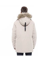 Rokka&Rolla Men's Parka Jacket with Detachable Trim