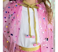 Sweet Wink Girls Raspberry Confetti Cape