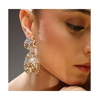 Sohi Women's Cluster Drop Earrings