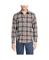 Lands' End Men's Long Sleeve Woven Waffle Work Shirt