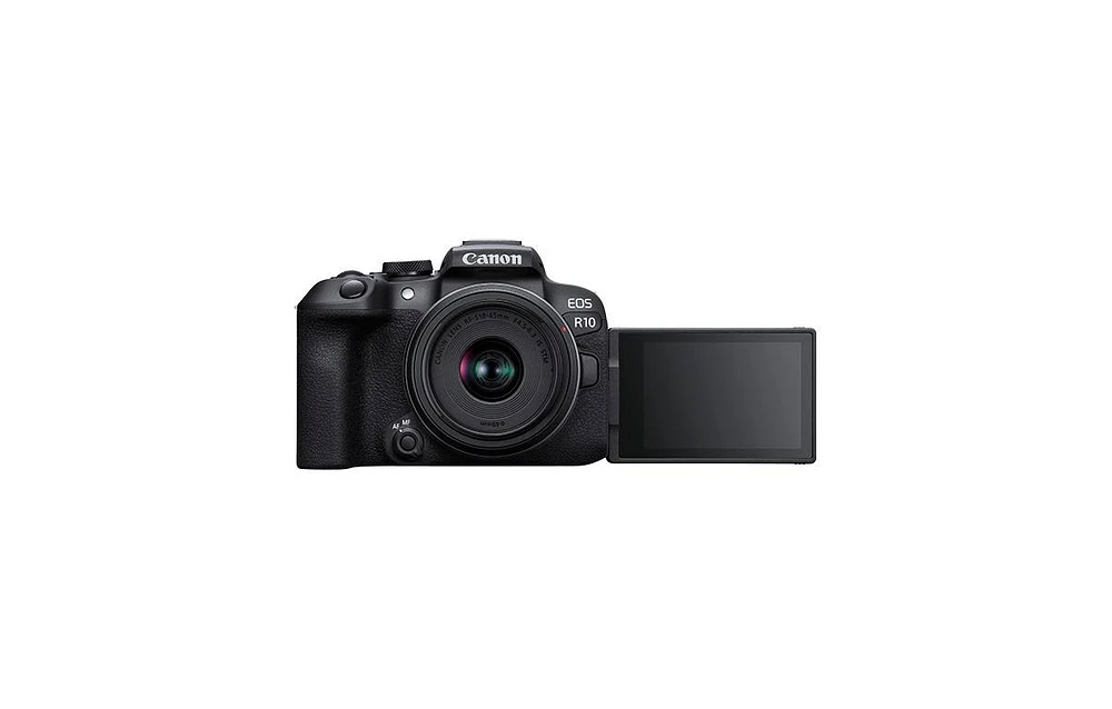 Canon Eos R10 Mirrorless Camera with Rf-s 18-45mm Lens Kit