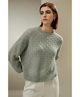 Silk-cashmere Blend Sweater for Women