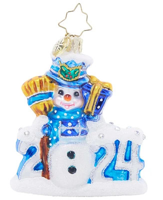 Christopher Radko Coolest Year Yet 2024 Gem Ornament