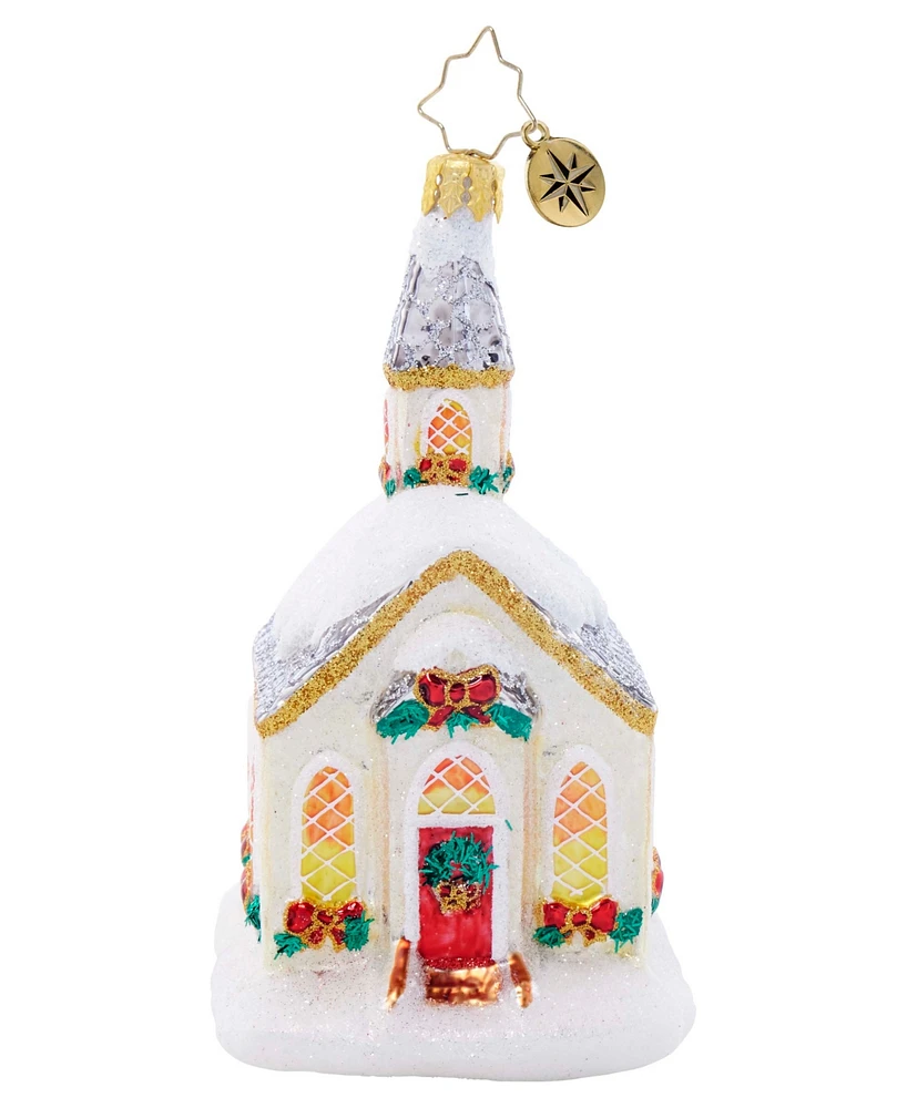 Christopher Radko Snowy Sanctuary Ornament