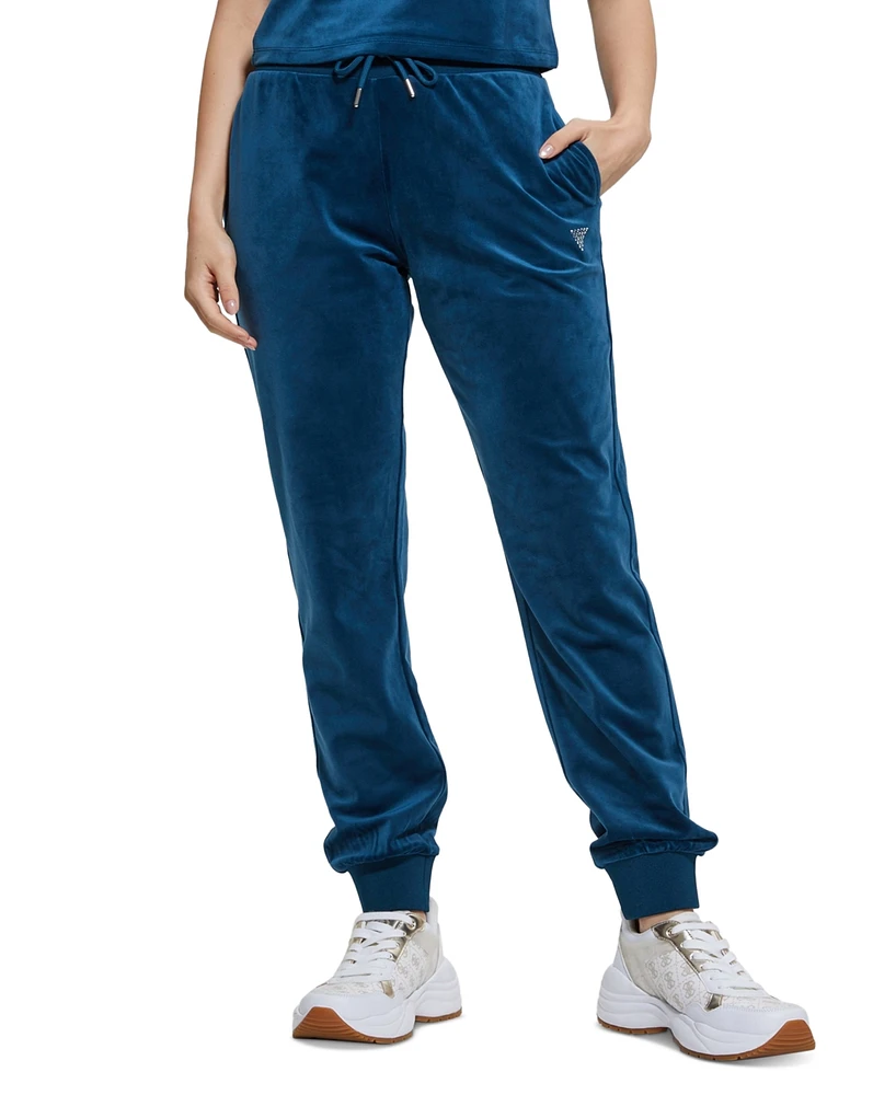 Guess Women's Couture High-Rise Pull-On Jogger Pants