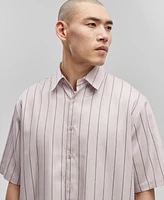 Mode of One Men's Relaxed-Fit Printed Button-Down Shirt, Created for Macy's