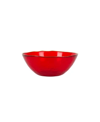 Vietri Holiday Glass Berry Bowl