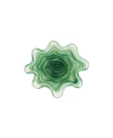 Vietri Onda Glass Petite Ruffled Bowl