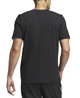 adidas Men's Essentials Single Jersey Big Logo Short Sleeve Crewneck T-Shirt