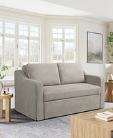 Serta 66.1"W Polyester Harley Convertible Loveseat