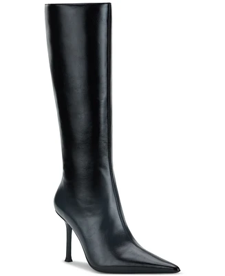 Jeffrey Campbell Darling Pointed-Toe Knee-High Dress Boots