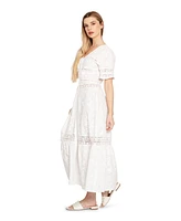 Belle & Bloom Women's Summer Breeze Lace Midi Dress
