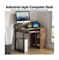 Tribesigns Computer Desk with Push