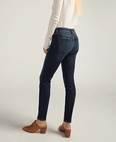 Silver Jeans Co. Women's Suki Mid-Rise Curvy-Fit Skinny