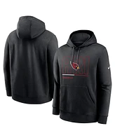 Nike Men's Black Arizona Cardinals City Code Club Fleece Pullover Hoodie