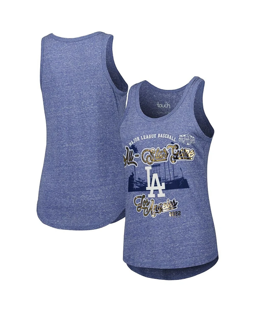 Touch Women's Royal 2022 Mlb All-Star Game Tri-Blend Tank Top