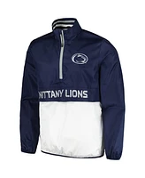 G-iii Sports by Carl Banks Men's Navy Penn State Nittany Lions Cornerman Half-Zip Top