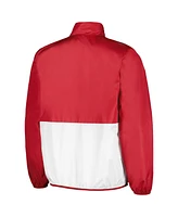 G-iii Sports by Carl Banks Men's Cardinal Arkansas Razorbacks Cornerman Half-Zip Top