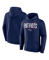 Fanatics Men's Navy New England Patriots Pylon Outline Pullover Hoodie