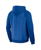 Fanatics Men's Royal Buffalo Bills Raglan Full-Zip Hoodie