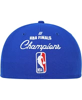 New Era Men's Blue Detroit Pistons Crown Champs 59FIFTY Fitted Hat