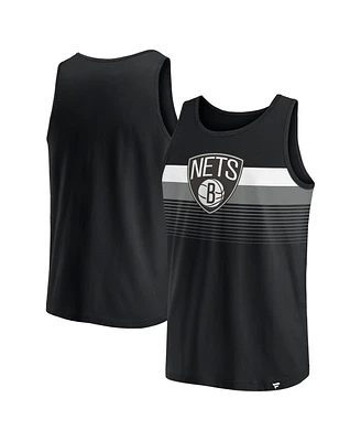 Fanatics Men's Black Brooklyn Nets Wild Game Tank Top